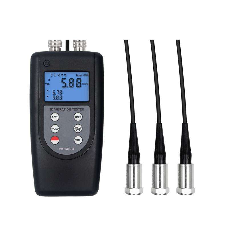 原裝理音數(shù)字測(cè)振儀VM-63A用于機(jī)械設(shè)備的振動(dòng)位移速度和加速度